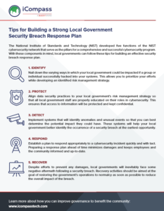 Build a strong security breach response plan for your local government with these key tips